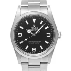 USED ROLEX EXPLORER 1 114270 BLACK CASE: 36MM×36MM MEN'S WATCH #101251