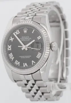 DATEJUST BLACK ROMAN