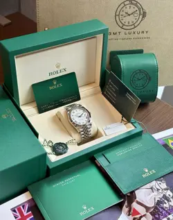 2025 Rolex Datejust 41 “White Roman” Jubilee COMPLETE SET 126334