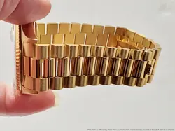 Rolex President 18238 Day Date 18k Gold Factory Ruby Diamond Dial Watch Box