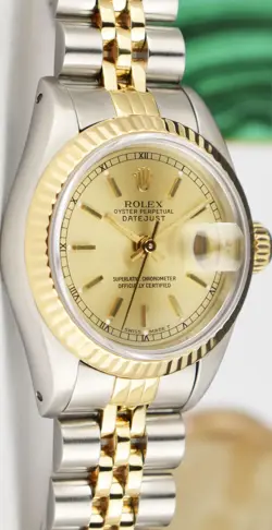 STEEL DATEJUST CHAMPAGNE