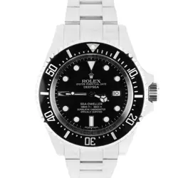 ROLEX SEA-DWELLER DEEPSEA PAPERS STEEL BLACK 44MM CERAMIC 116660 WATCH BOX