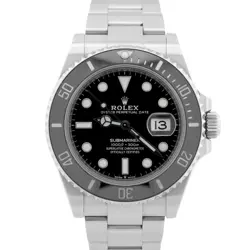 MINT PAPERS ROLEX SUBMARINER DATE 41 BLACK STEEL CERAMIC 41MM 126610 LN BOX