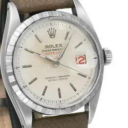 USED ROLEX Datejust 6605 Ivory Automatic Case: 36mm×36mm Men's Watch #10101