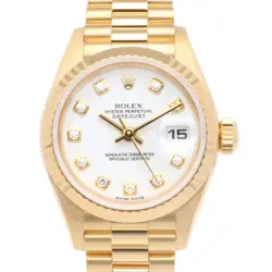 ROLEX DATEJUST WATCHES 69178 K18 YELLOW GOLD N NUMBER OVERHAULED USED