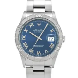 ROLEX 16264 DATEJUST THUNDERBIRD BLUE MENS WRISTWATCH