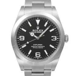 USED ROLEX EXPLORER 1 214270 BLACK CASE: 39MM×39MM MEN'S WATCH #101141