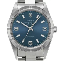 USED ROLEX Air King 14010 Blue Case Size 34×34mm Men's Watch #311611