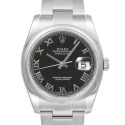 USED ROLEX DATEJUST 116200 BLACK CASE: 36MM×36MM MEN'S WATCH #101251