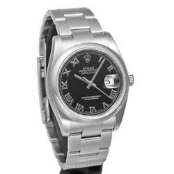 USED ROLEX Datejust 116200 Black Case: 36mm×36mm Men's Watch #101251