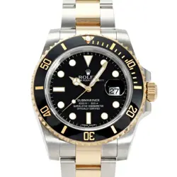 USED ROLEX SUBMARINER DATE 116613LN BLACK MEN'S WATCH #311211