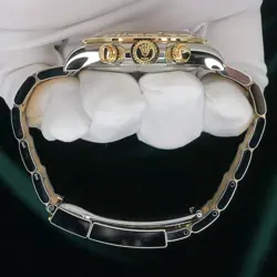 Rolex Daytona Two-Tone 40mm Black Dial Yellow Gold MINT COMPLETE SET 126503