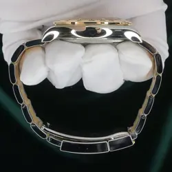 Rolex Daytona Two-Tone 40mm Black Dial Yellow Gold MINT COMPLETE SET 126503