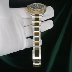 Rolex Daytona Two-Tone 40mm Black Dial Yellow Gold MINT COMPLETE SET 126503