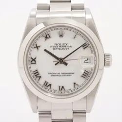 ROLEX DATEJUST 68240 SS AT WHITE DIAL