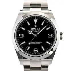 USED ROLEX EXPLORER 40 224270 BLACK CASE SIZE 40MM MEN'S WATCH #321211