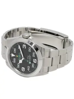 USED ROLEX Air King 126900 Black Case Size 40mm Men's Watch #311511