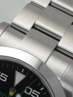 USED ROLEX Air King 126900 Black Case Size 40mm Men's Watch #311511