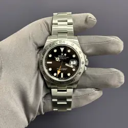 ROLEX EXPLORER II 42MM BLACK DIAL WATCH 216570