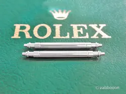 Rolex SWISS Spring Rod 19mm New 2 Pieces 1 Set Oyster Perpetual Date Air King