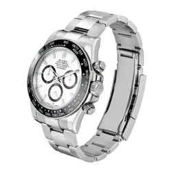 ROLEX DAYTONA WATCH 40MM WHITE INDEX HOUR MARKERS DIAL CERAMIC