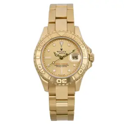 ROLEX YACHT-MASTER 29MM 18K YELLOW GOLD DIAL AUTOMATIC LADIES WATCH 169628