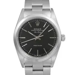 USED ROLEX AIR KING 14000M BLACK CASE: 34MM×34MM MEN'S WATCH #102101
