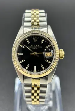 ROLEX LADY DATE 6917 26MM 18K YELLOW GOLD/STAINLESS STEEL WATCH