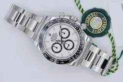 ROLEX DAYTONA 126500LN PANDA WHITE DIAL OYSTER BAND BOX & PAPERS YEAR 2024