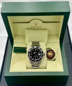 Rolex Submariner 40mm Mens Black Dial Stainless Steel 16610, D Serial # 2006