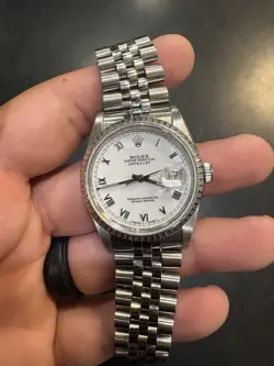 DATEJUST WHITE ROMAN
