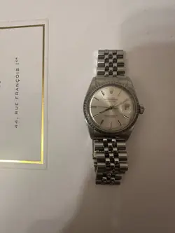 Rolex 36mm Datejust Mens Stainless Steel Watch Fluted Jubilee Silver Dial 1601