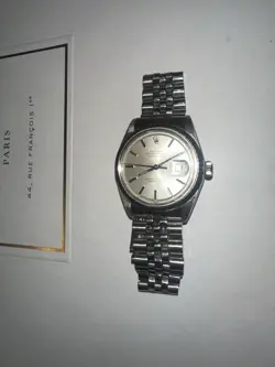 Rolex 36mm Datejust Mens Stainless Steel Watch Fluted Jubilee Silver Dial 1601