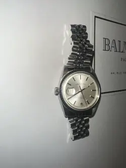 Rolex 36mm Datejust Mens Stainless Steel Watch Fluted Jubilee Silver Dial 1601