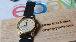 Vintage Rolex Oyster 6282 Sub-Second Hand Men's  Hand-Winding Watch 1950s RARE