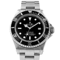 ROLEX SEA-DWELLER 4000 16600 40MM BLACK STAINLESS STEEL OYSTER MENS WATCH 1993