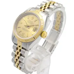 ROLEX Datejust R number Wrist Watch 69173 Automatic 18KYG SS Used Women