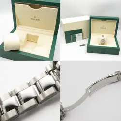 ROLEX Datejust 10P Diamond R Series Wrist Watch 179384G Automatic 18KYG SS women