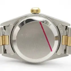 ROLEX Oyster Perpetual K series Wrist Watch 76183 Automatic 18KYG SS Used Women
