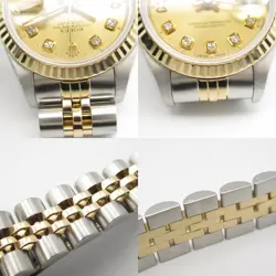 ROLEX Datejust R number Wrist Watch 69173G Automatic 18KYG SS Used Women