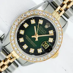 DATEJUST GREEN VIGNETTE