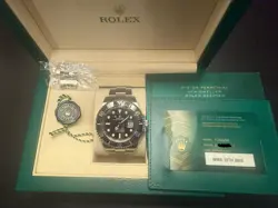 126600 BLACK DIAL.