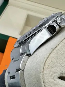 ♛ Rolex Explorer II 42mm 216570 White/Orange Steel GMT MINT SuperFullSet W/Extrs