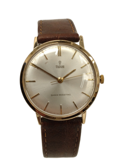 Vintage Rolex Tudor Watch Mens 9ct Yellow Gold Swiss Mechanical Hallmarked 1964
