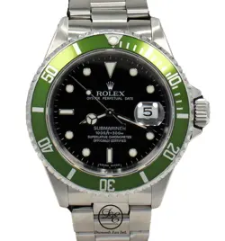 ROLEX Submariner 16610 Oyster Date SS Black Dial Men's Watch *MINT CONDITION*