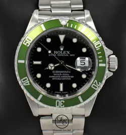 ROLEX Submariner 16610 Oyster Date SS Black Dial Men's Watch *MINT CONDITION*