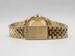 RARE ROLEX DATE 34mm 15037 14k Yellow Gold Mens Watch SERVICED OPEN PAPERS