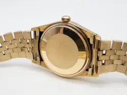RARE ROLEX DATE 34mm 15037 14k Yellow Gold Mens Watch SERVICED OPEN PAPERS