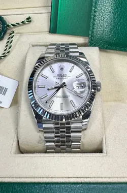 JUST 41MM SILVER