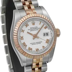 USED ROLEX Datejust 179171 White Case: 26mm×26mm Ladies Watch #101251